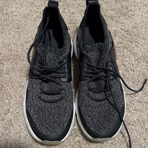 Cole Haan Charcoal and Black Knit Sneakers